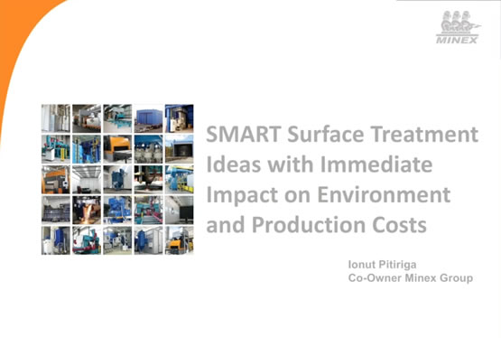 SMART Surface Treatment Ideas with Immediate Impact on Environment and Production Costs